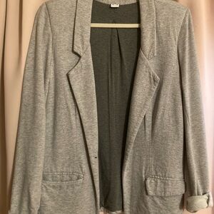 Three Dots Light Gray Women's Blazer